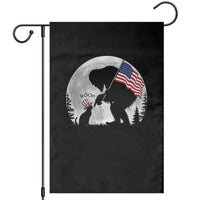 Bigfoot Boop Cat Moon Garden Flag Funny Sasquatch Meme 4th of July