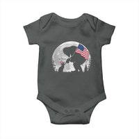 Bigfoot Boop Cat Moon Baby Onesie Funny Sasquatch Meme 4th of July