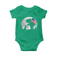 Bigfoot Boop Cat Moon Baby Onesie Funny Sasquatch Meme 4th of July