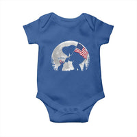 Bigfoot Boop Cat Moon Baby Onesie Funny Sasquatch Meme 4th of July