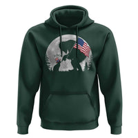 Bigfoot Boop Cat Moon Hoodie Funny Sasquatch Meme 4th of July