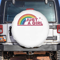 Just A Girl LGBTQ Pride Month Spare Tire Cover