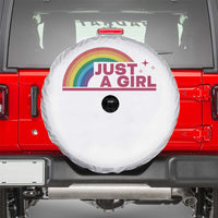 Just A Girl LGBTQ Pride Month Spare Tire Cover