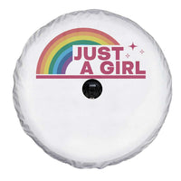 Just A Girl LGBTQ Pride Month Spare Tire Cover