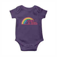 Just A Girl LGBTQ Pride Month Baby Onesie