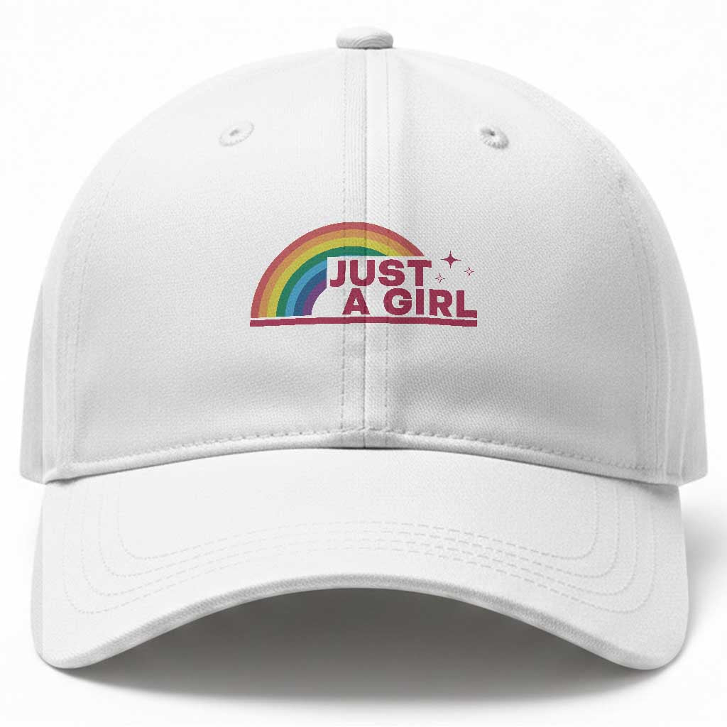 Just A Girl LGBTQ Pride Month Baseball Cap