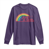 Just A Girl LGBTQ Pride Month Long Sleeve Shirt