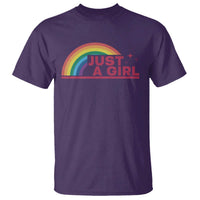 Just A Girl LGBTQ Pride Month T Shirt