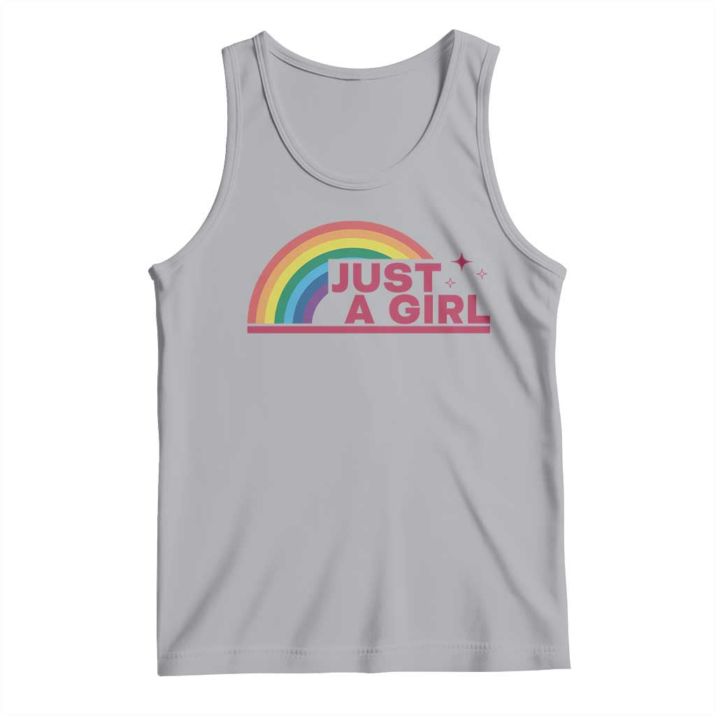 Just A Girl LGBTQ Pride Month Tank Top