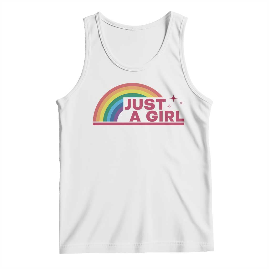 Just A Girl LGBTQ Pride Month Tank Top