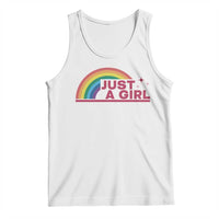 Just A Girl LGBTQ Pride Month Tank Top