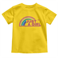 Just A Girl LGBTQ Pride Month Toddler T Shirt