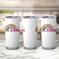 Just A Girl LGBTQ Pride Month Tumbler Cup
