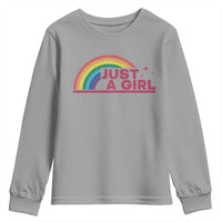 Just A Girl LGBTQ Pride Month Youth Sweatshirt