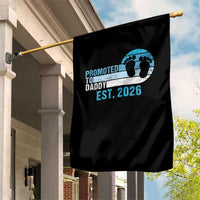 Promoted to Daddy 2026 Garden Flag Funny Pregnancy Reveal