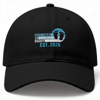 Promoted to Daddy 2026 Baseball Cap Funny Pregnancy Reveal