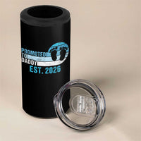 Promoted to Daddy 2026 4 in 1 Can Cooler Tumbler Funny Pregnancy Reveal