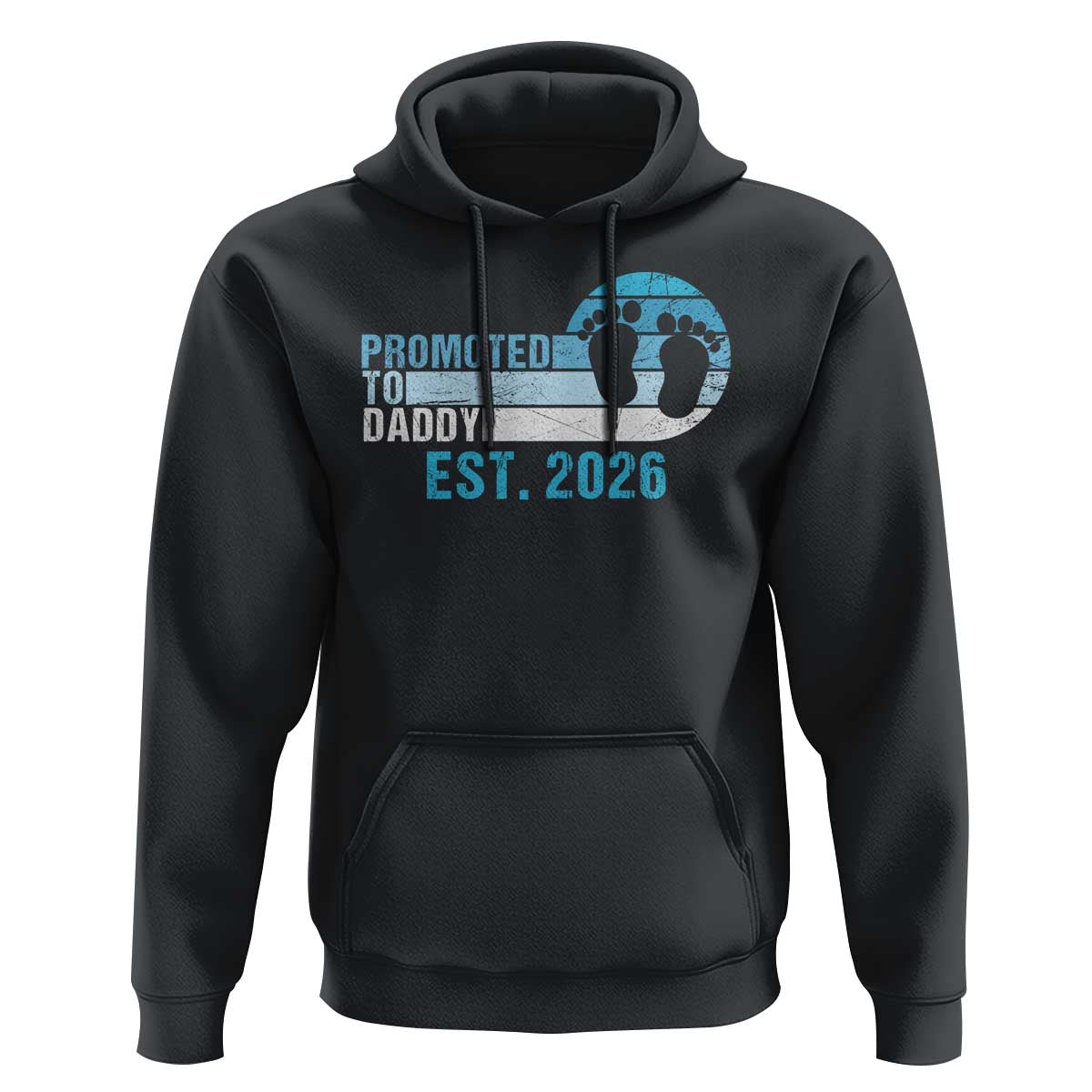 Promoted to Daddy 2026 Hoodie Funny Pregnancy Reveal
