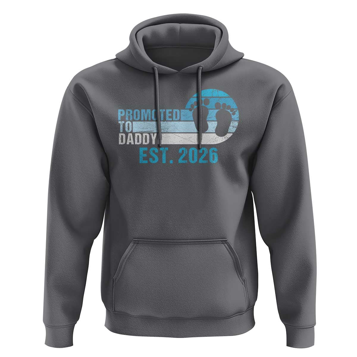 Promoted to Daddy 2026 Hoodie Funny Pregnancy Reveal
