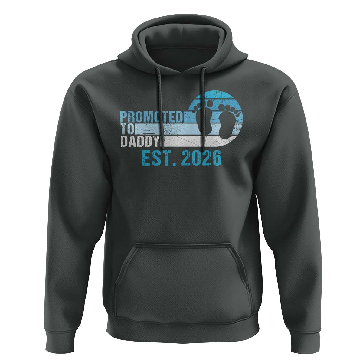 Promoted to Daddy 2026 Hoodie Funny Pregnancy Reveal