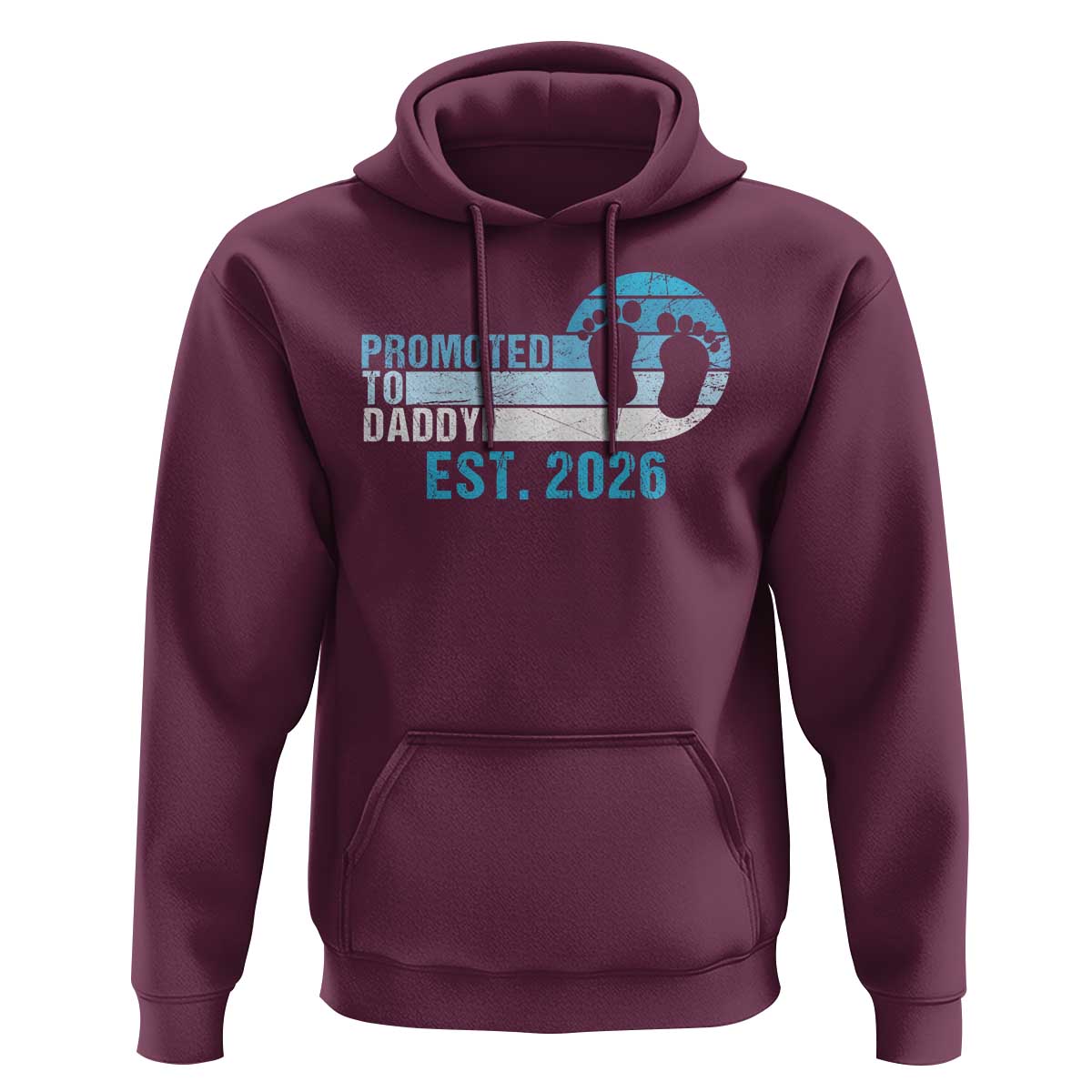 Promoted to Daddy 2026 Hoodie Funny Pregnancy Reveal
