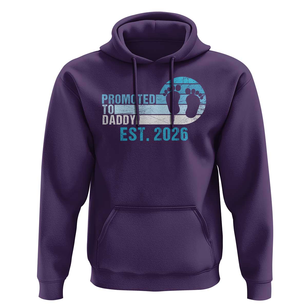 Promoted to Daddy 2026 Hoodie Funny Pregnancy Reveal