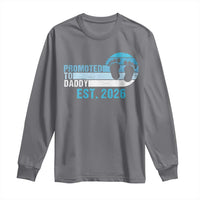 Promoted to Daddy 2026 Long Sleeve Shirt Funny Pregnancy Reveal