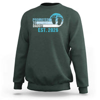 Promoted to Daddy 2026 Sweatshirt Funny Pregnancy Reveal