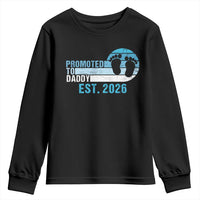 Promoted to Daddy 2026 Youth Sweatshirt Funny Pregnancy Reveal