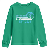 Promoted to Daddy 2026 Youth Sweatshirt Funny Pregnancy Reveal