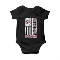 Girl Dad Level Unlocked Baby Onesie Funny New Dad