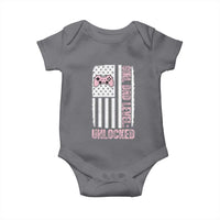 Girl Dad Level Unlocked Baby Onesie Funny New Dad