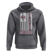 Girl Dad Level Unlocked Hoodie Funny New Dad