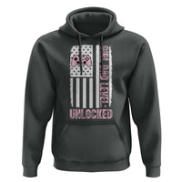Girl Dad Level Unlocked Hoodie Funny New Dad