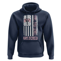 Girl Dad Level Unlocked Hoodie Funny New Dad