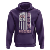 Girl Dad Level Unlocked Hoodie Funny New Dad