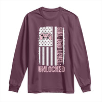 Girl Dad Level Unlocked Long Sleeve Shirt Funny New Dad