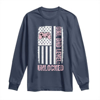 Girl Dad Level Unlocked Long Sleeve Shirt Funny New Dad