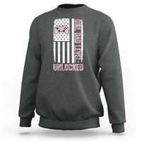 Girl Dad Level Unlocked Sweatshirt Funny New Dad