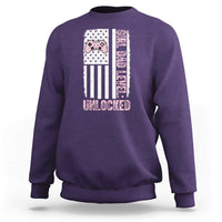 Girl Dad Level Unlocked Sweatshirt Funny New Dad