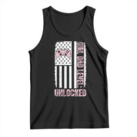Girl Dad Level Unlocked Tank Top Funny New Dad