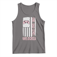 Girl Dad Level Unlocked Tank Top Funny New Dad