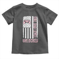 Girl Dad Level Unlocked Toddler T Shirt Funny New Dad