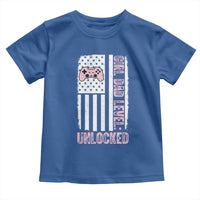 Girl Dad Level Unlocked Toddler T Shirt Funny New Dad