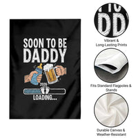 Dad to Be 2026 Garden Flag Promoted To Daddy Beer Lover New Baby Gift
