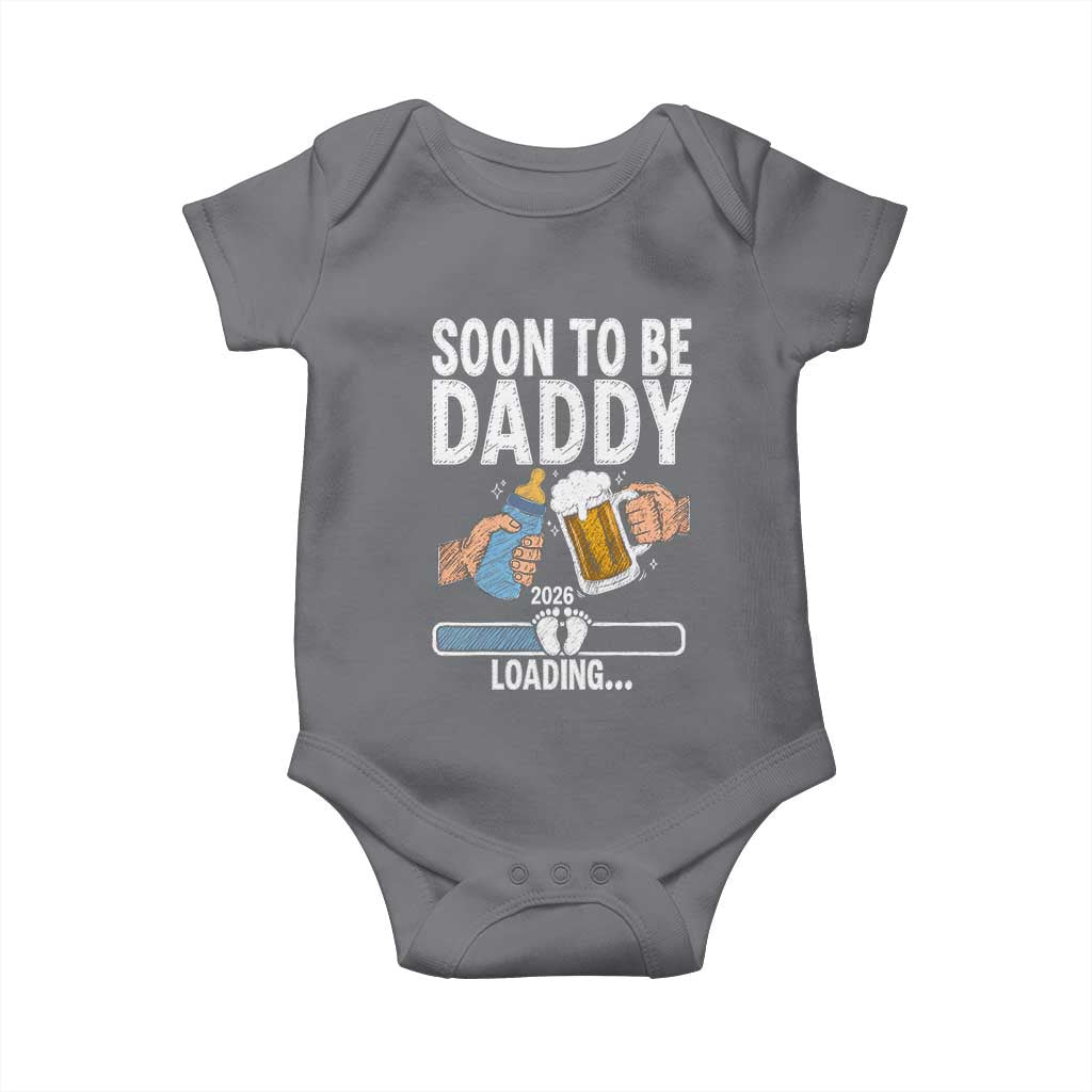 Dad to Be 2026 Baby Onesie Promoted To Daddy Beer Lover New Baby Gift