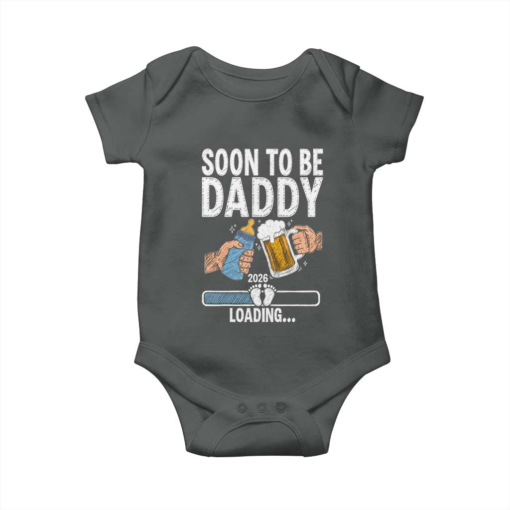 Dad to Be 2026 Baby Onesie Promoted To Daddy Beer Lover New Baby Gift