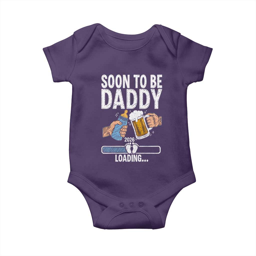 Dad to Be 2026 Baby Onesie Promoted To Daddy Beer Lover New Baby Gift