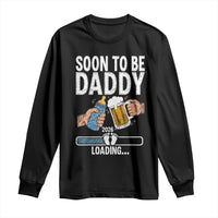 Dad to Be 2026 Long Sleeve Shirt Promoted To Daddy Beer Lover New Baby Gift