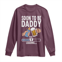 Dad to Be 2026 Long Sleeve Shirt Promoted To Daddy Beer Lover New Baby Gift